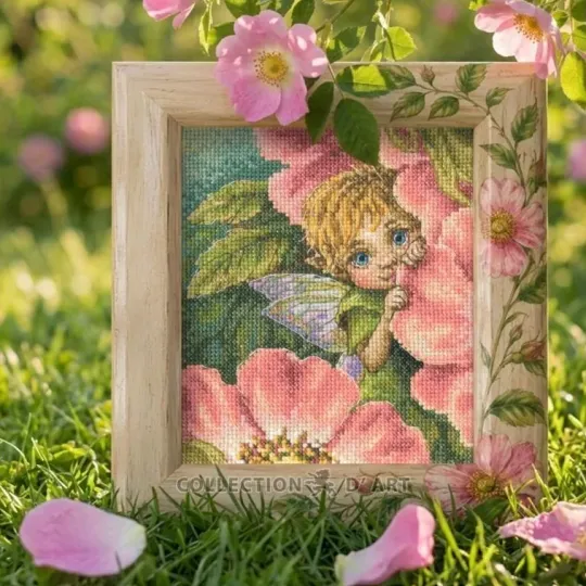 Cross-stitch kit "Secret of wild rose" RTOM923
