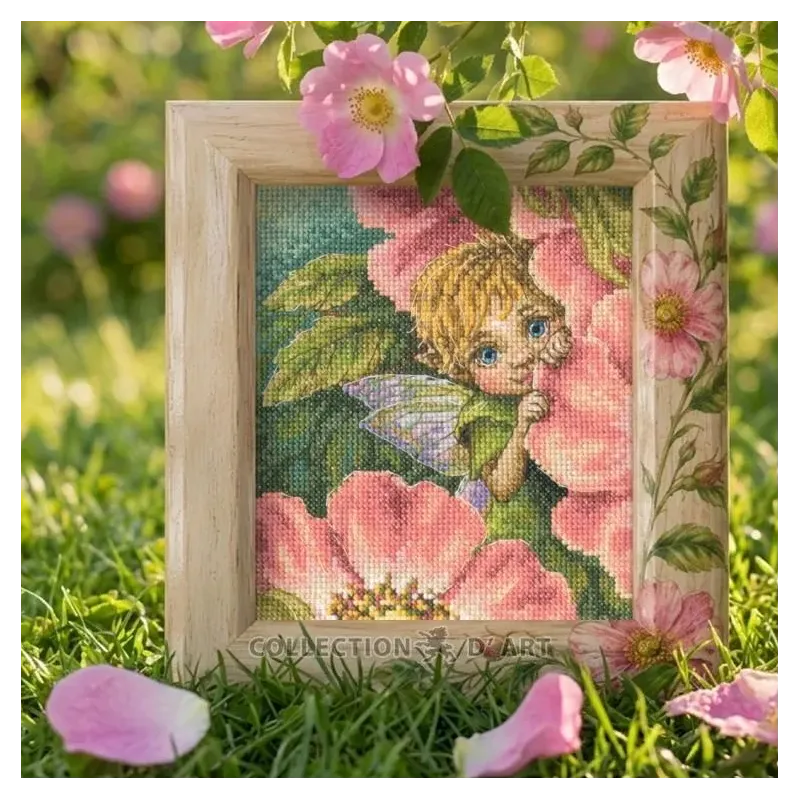 Cross-stitch kit "Secret of wild rose" RTOM923