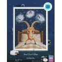 Cross-stitch kit "Goat Can't Sleep" 15,5*20 cm RTOM1142