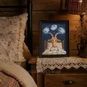 Cross-stitch kit "Goat Can't Sleep" 15,5*20 cm RTOM1142