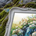 Kreuzstich-Set "Anemonen am Wasserfall" RTOM1120