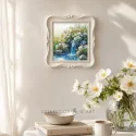 Kreuzstich-Set "Anemonen am Wasserfall" RTOM1120