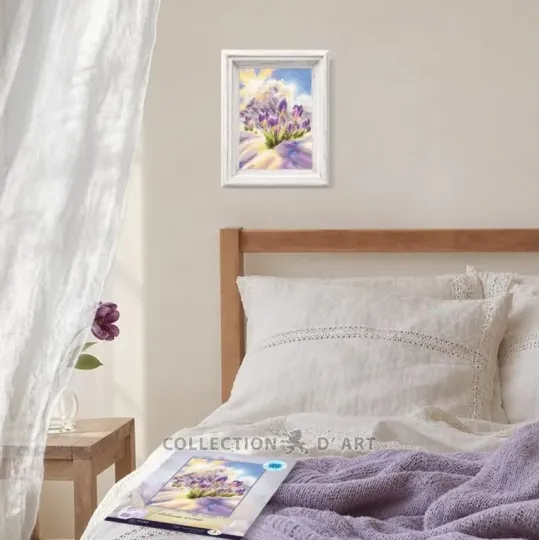 Cross-stitch kit "Watercolor gladiolus" 21,5*30 cm RTOM1114