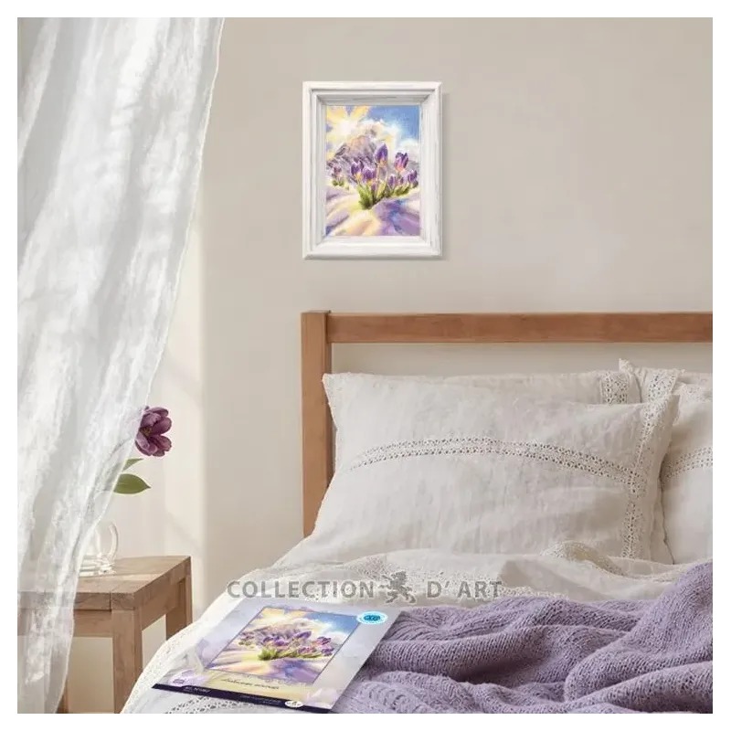 Siuvinėjimo kryželiu rinkinys "Vandens gladiolės" 21,5*30 cm RTOM1114