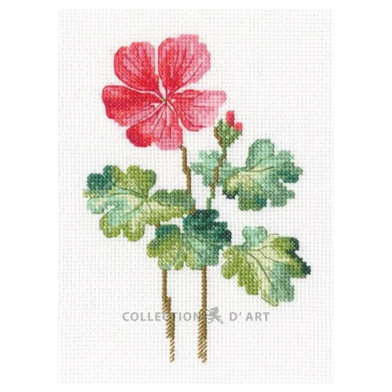 Cross-stitch kit "Geranium" RTOC450
