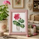 Cross-stitch kit "Geranium" RTOC450