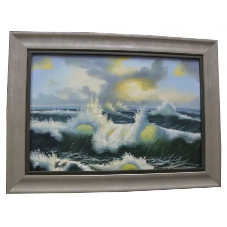 Framed painting
