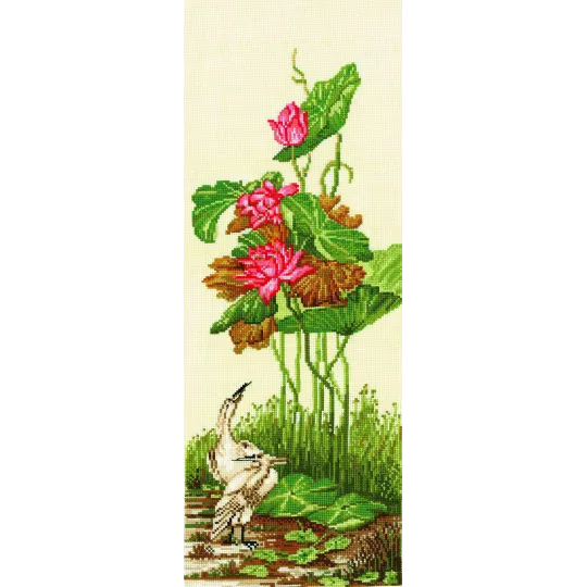 VENTE Motifs Chinois. Lotus SANK-32 (D)