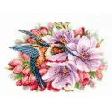 Colibri et fleurs SANK-44