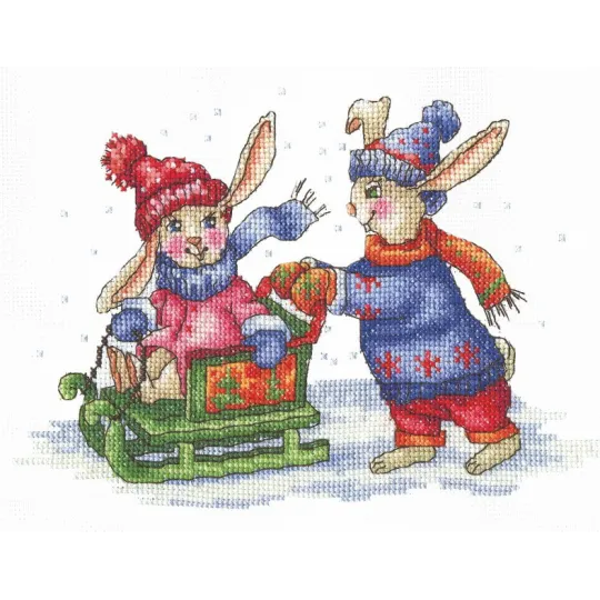 SALE Bunnies Winter Games SANZ-43 (D)