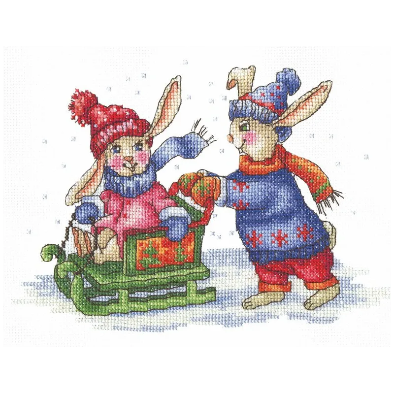 SALE (Eingestellt) Bunnies Winter Games SANZ-43