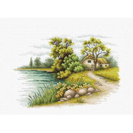Landschaft mit See SB2283