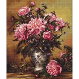 Ваза с пионами SB543