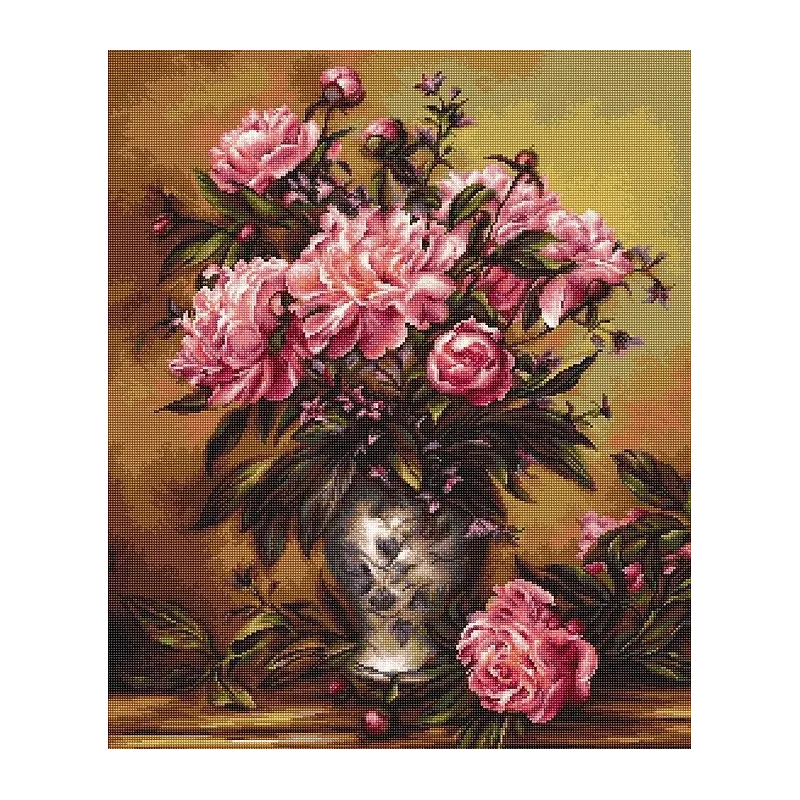 Vase of Peonies SB543