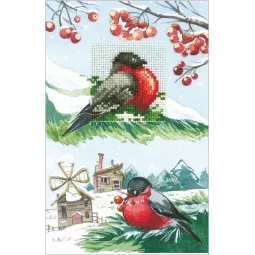 Открытки. Снегири SANO-14