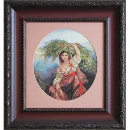 Kit Petit Point "Italien avec des Fleurs" SG466