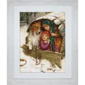 (Eingestellt) Petit Point Kit "Wettergrenze mit Collie" SG539
