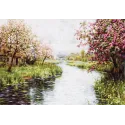 Petit Point Kit "Paysage de Printemps" SG545