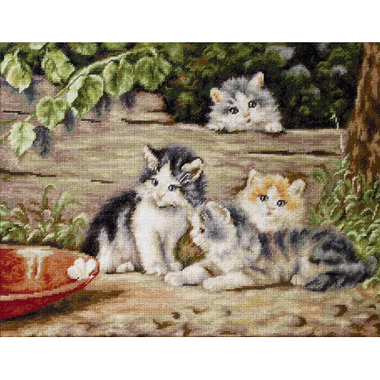 Kit Point de croix "Les Chats" SG556