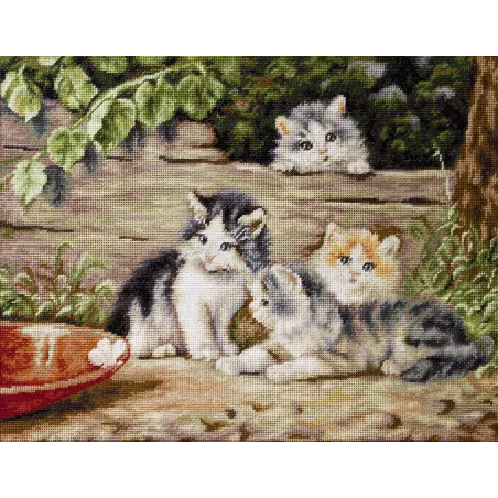 Kit Point de croix "Les Chats" SG556
