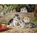 Kit Point de croix "Les Chats" SG556