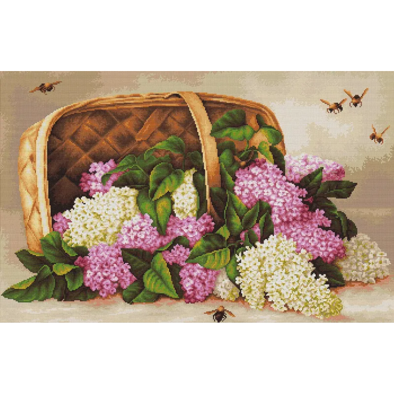 Panier de lilas SB501