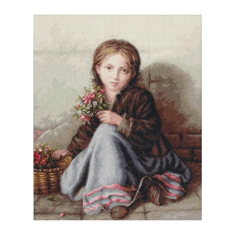 Maža gėlių mergaitė SB513