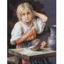 Gezählter Kreuzstichpackung Bäuerin 34x44 cm SB515