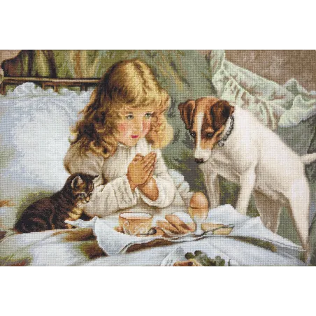 Petit Point Kit "Prière" SG557