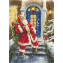 (Arrêté) Kit de petit point "Père Noël" SG563