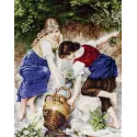Petit Point Kit "At the Fountain" SG564