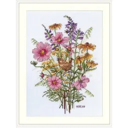 Rugsėjo gėlės ir strazdelis SK197