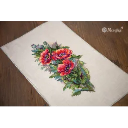 Vintage Mohnblumen (Cappucino AIDA) SK81A