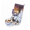 Christmas Wood Stocking SLETI948