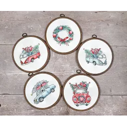 Kalėdiniai retro automobiliai SLETI965