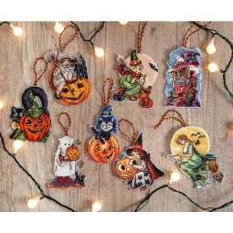 Helovino žaislų rinkinys iš 8 dalių SLETIL8008