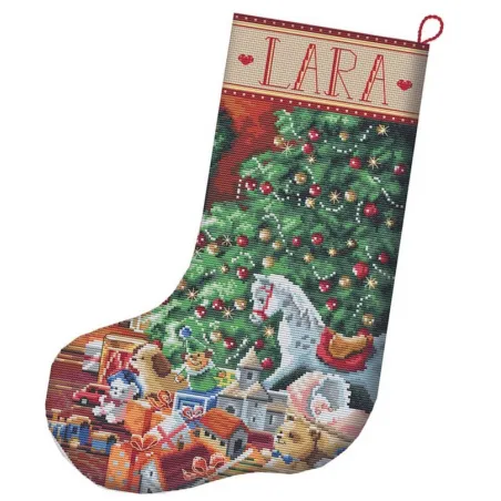 Chaussette de Noël douillette SLETIL8010