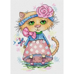 Kätzchen an der Leine SM-173 (D)