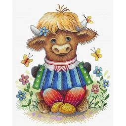 Fröhlicher Akkordeonspieler SM-526