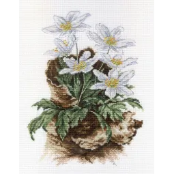 VERKAUF Kreuzstich-Set "Erste Blumen" SNV-567