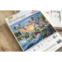 Petit Point Stickset "Ballons über der Sonnenuntergangsbucht" SG614