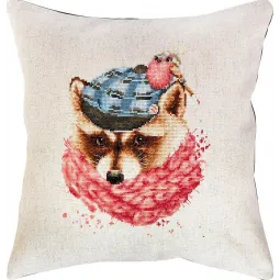 (Nicht mehr im Sortiment) Kissenbezug Racoon in the Hat SPB157