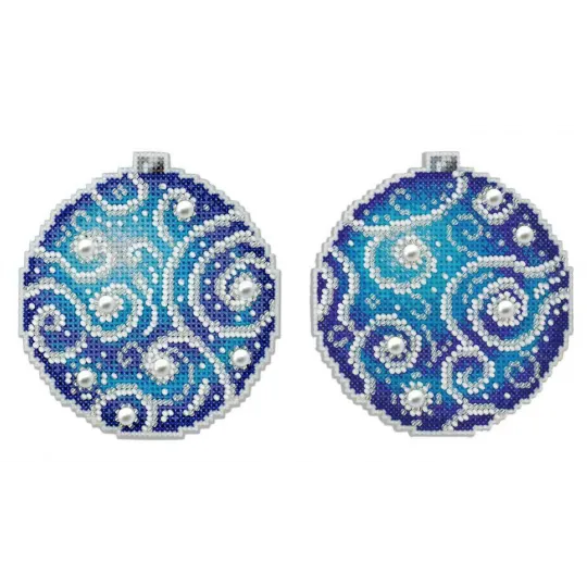 Kalėdinė eglutės puošmena - žieminės spalvos SR-162