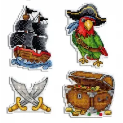 Bateau Pirate. Aimants SR-451