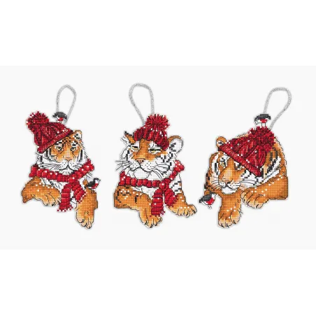 Kit de jouets Christmas Tigers de 3 pièces SLETIL8017