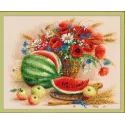 Riolis Kreuzstich-Set Stillleben mit Wassermelone SR100/060