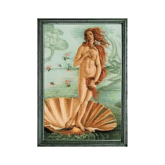 Riolis Cross stitch kit The Birth of Venus based on the painting by S. Botticelli SR100/062