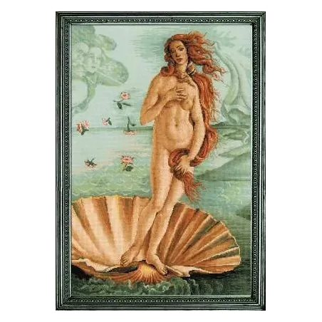 Kit de point de croix Riolis La naissance de Vénus d'après le tableau de S. Botticelli SR100/062