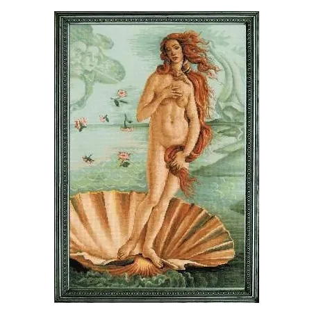 Riolis Cross stitch kit The Birth of Venus based on the painting by S. Botticelli SR100/062