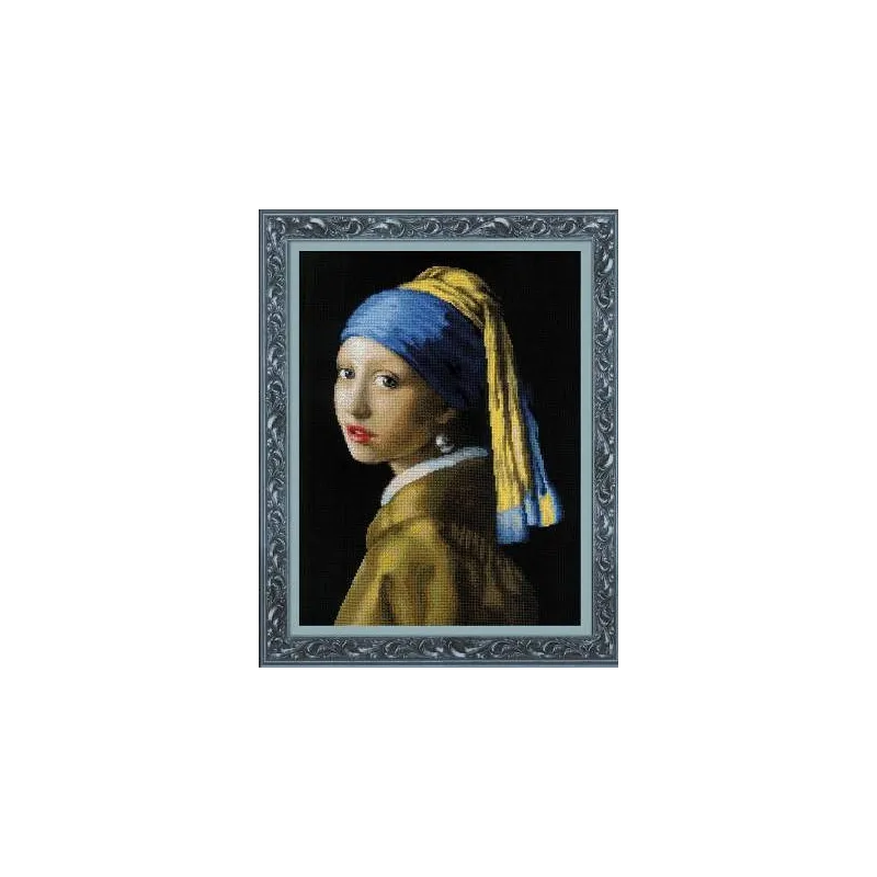 Mädchen mit Perlenohrring (nach dem Gemälde von J. Vermeer)SR100/063